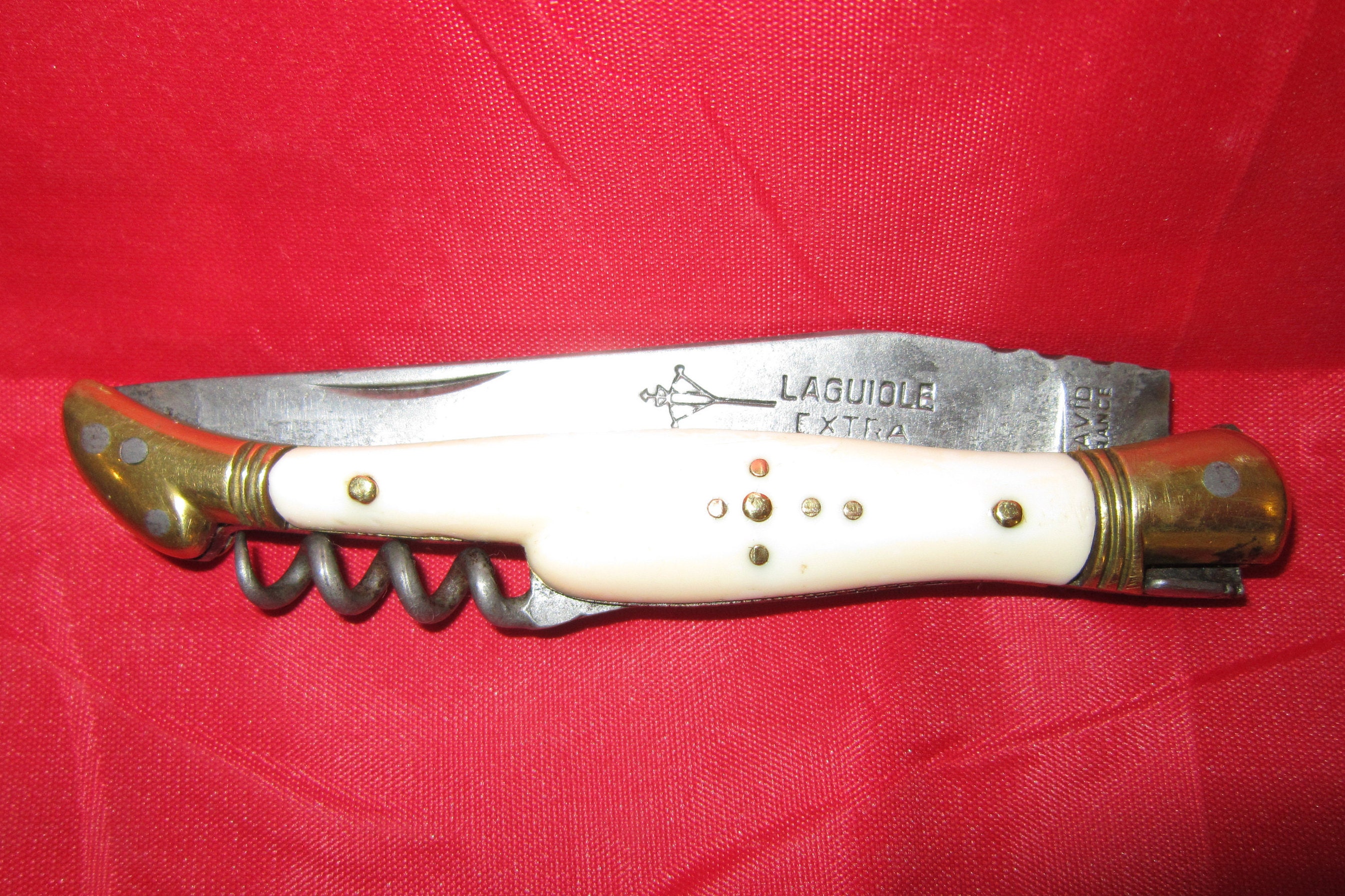 Laguiole Extra G David France Antique Very Rare Pocket Knife Etsy