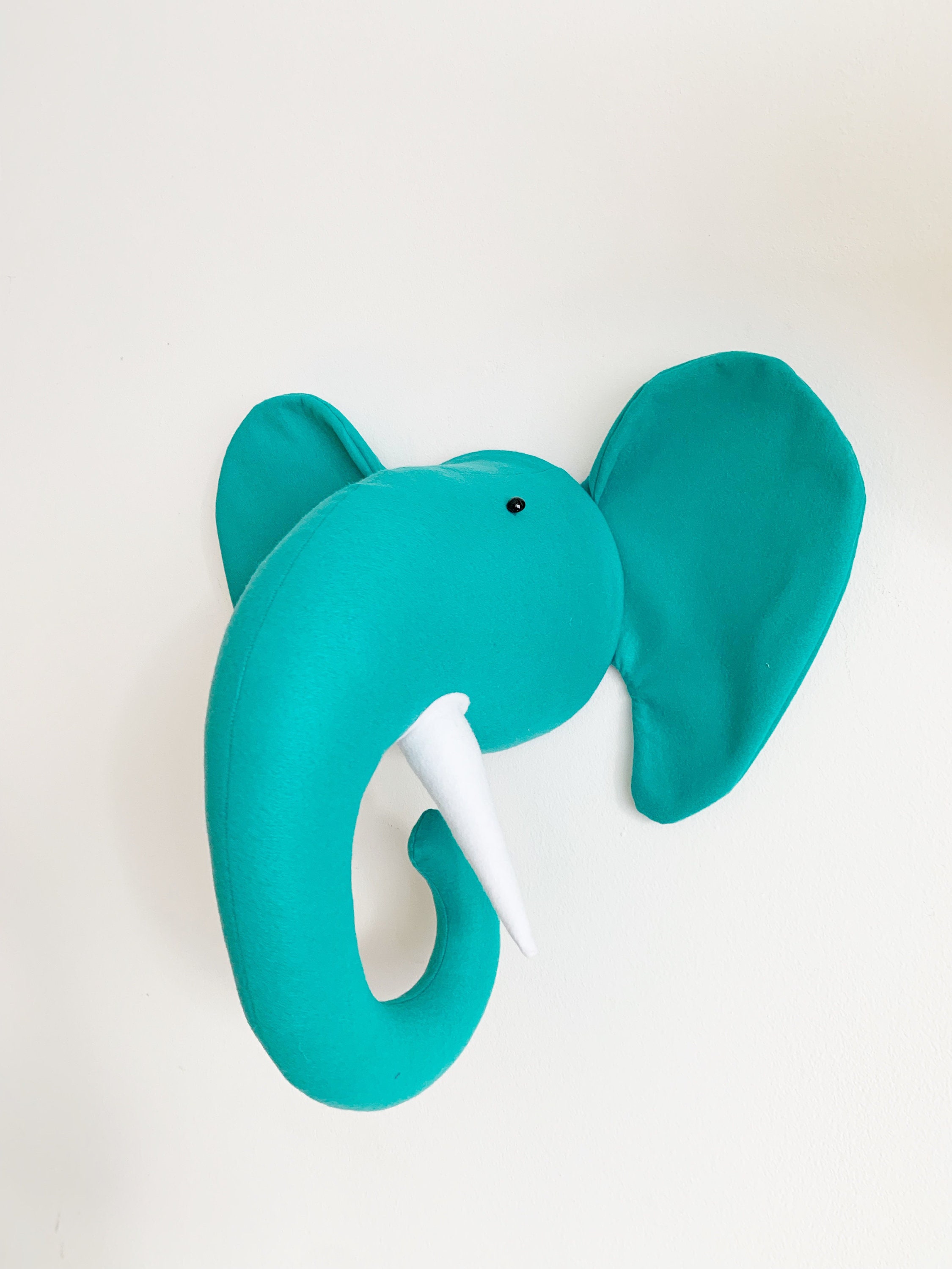 Elephant Head Taxidermy / Elephant Animal Head / Elephant Wall Etsy