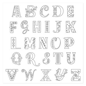 Timbre du mois Près de mon coeur - Alphabet livre de contes - S1707 Ensemble de 26 timbres, collecte de fonds 10 % pour le CHEO