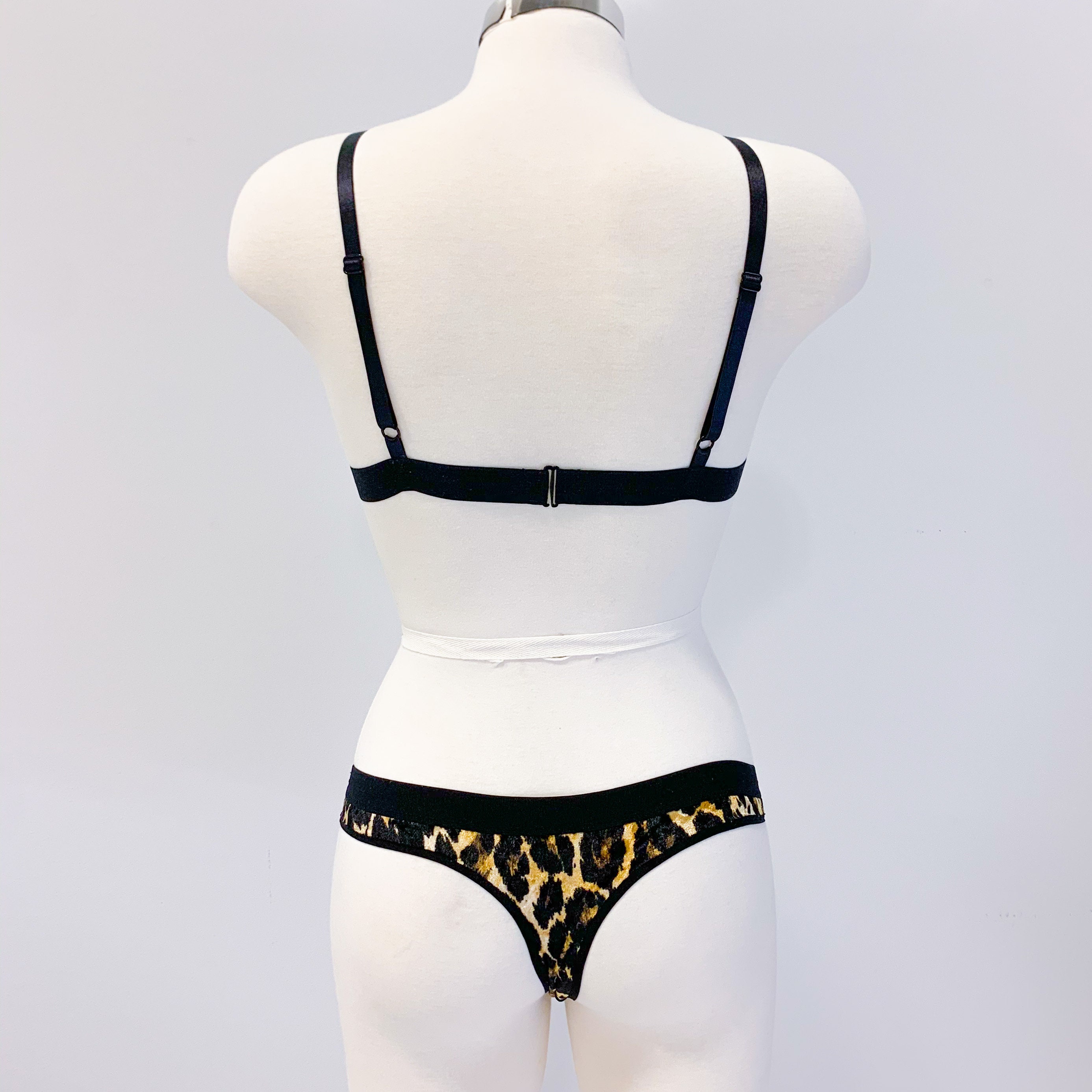 Animal print velvet lingerie set cheetah lingerie leopard | Etsy