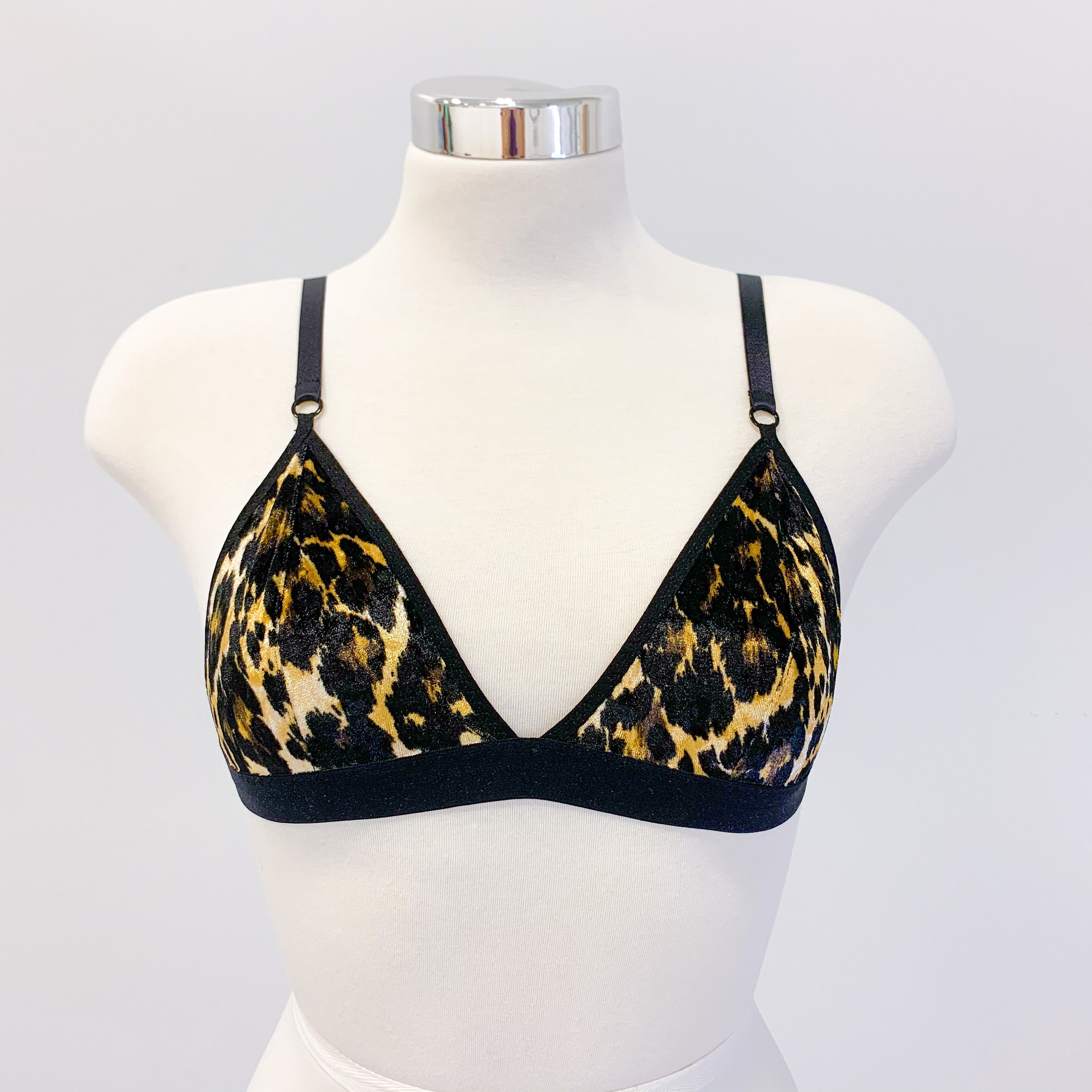 Animal print velvet lingerie set cheetah lingerie leopard | Etsy