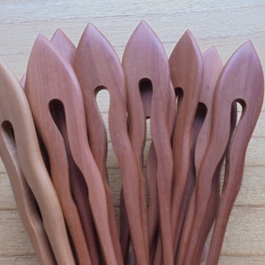 2 Zacken Holz Haarsticks, Haarnadel, Haargabel, Haarschmuck HS20-1