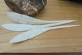 Hand Carved Bone Feather Hair Stick: Balinese Hair Pin HS 2211-3 BN product logo