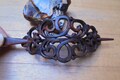 Celtic Knot Wood Hair Barrette: Viking Shawl Pin, Sono Wood WB 518 SN product logo