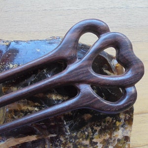 3 Prongs Wood Hair Sticks, Hair Pin, Hair Fork, Hair Accessories HS924