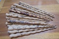 Curly Twig Tamarind Wood Hair Stick: Eco-Friendly Spiral Hair Pin product logo