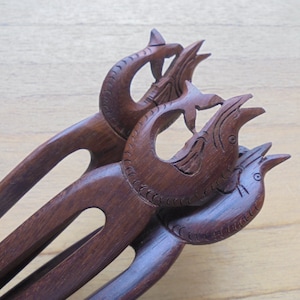 Wood Hair Stick, 2 Prongs Wood Hair Sticks, Hair Pin, Hair Fork, Hair Accessories HS899-3