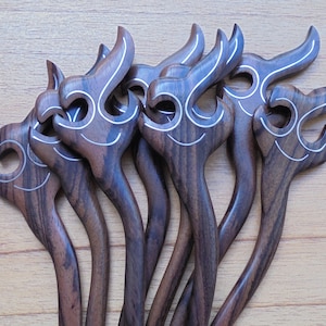 Single Prong Wood Hair Stick, Hair Pin, Hair Fork, Hair Accessories HS08