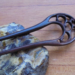 2 Prongs Wood Hair Sticks, Hair Pin, Hair Fork, Hair Accessories HS57