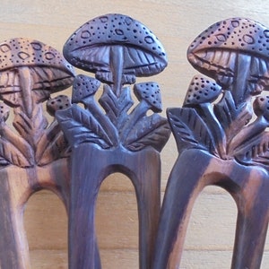 MUSRHOOM Holz Haarstäbchen, 2 Zange Haarstäbchen, Haarschmuck HS1806