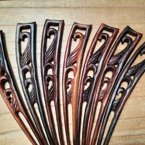 1 Prong Wood Hair Stick, Hair Fork, Wood Hair Pin Accessories HS024