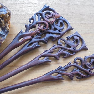 1 Prong Wood Hair Stick, Hair Pin, Hair Fork, Hair Accessories HS99 SONO