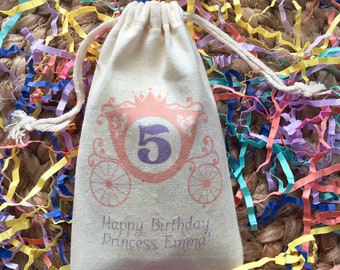 Items similar to Princess Party Favor Bags on Etsy