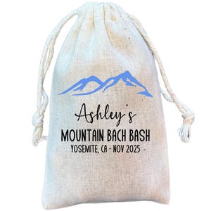 Mountain Bachelorette Party Favor Bags: Ski Trip Survival Kit