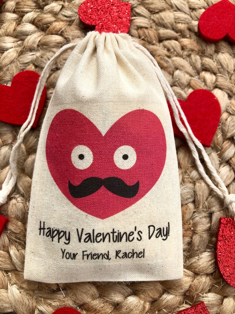 Set of 10 Kid's Valentine's Day Party Favor Bags / Etsy