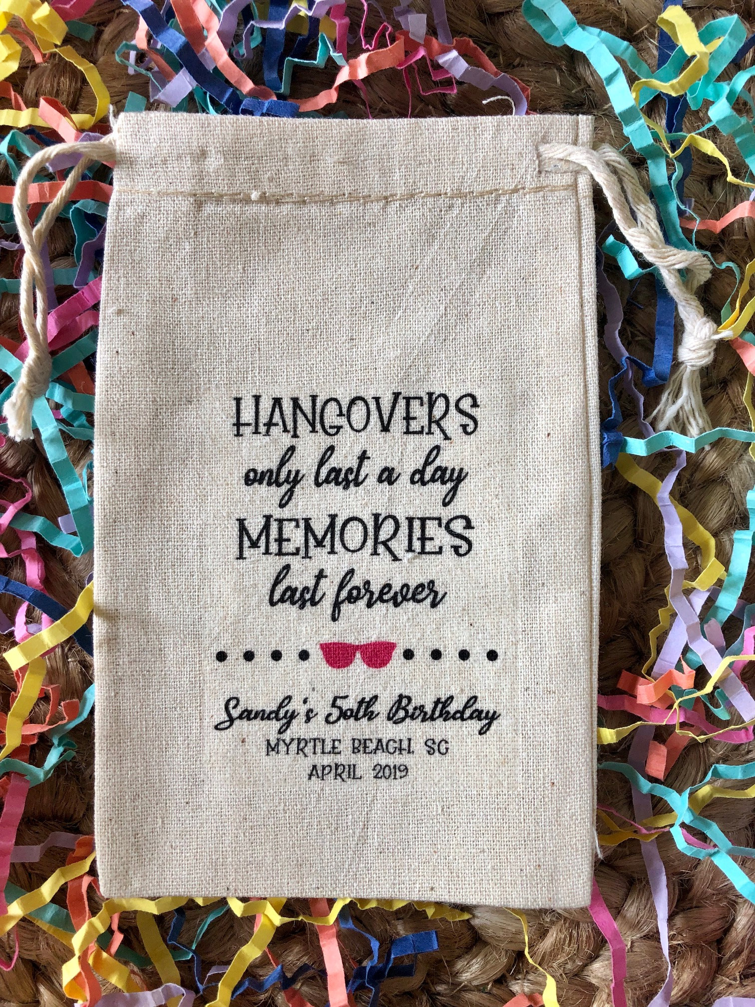 Set of 10 or Bachelorette or Birthday Party Survival Kit Bags | Etsy