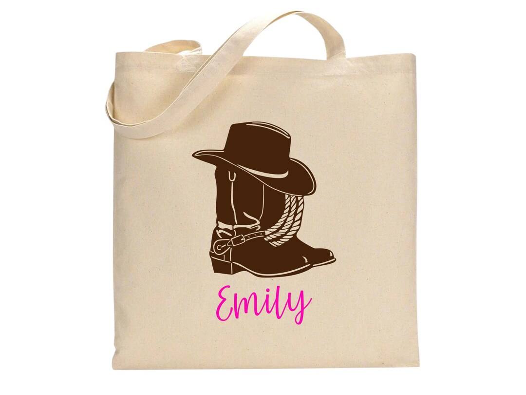 Personalized Western Tote Bag: Nashville Bachelorette Party Favor - Etsy