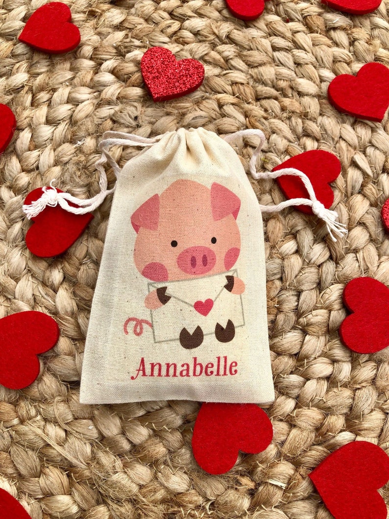 Set of 10 Kid's Valentine's Day Party Favor Bags / Etsy