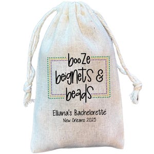 New Orleans Favor Bag: Bachelorette Party, Mardi Gras Gift