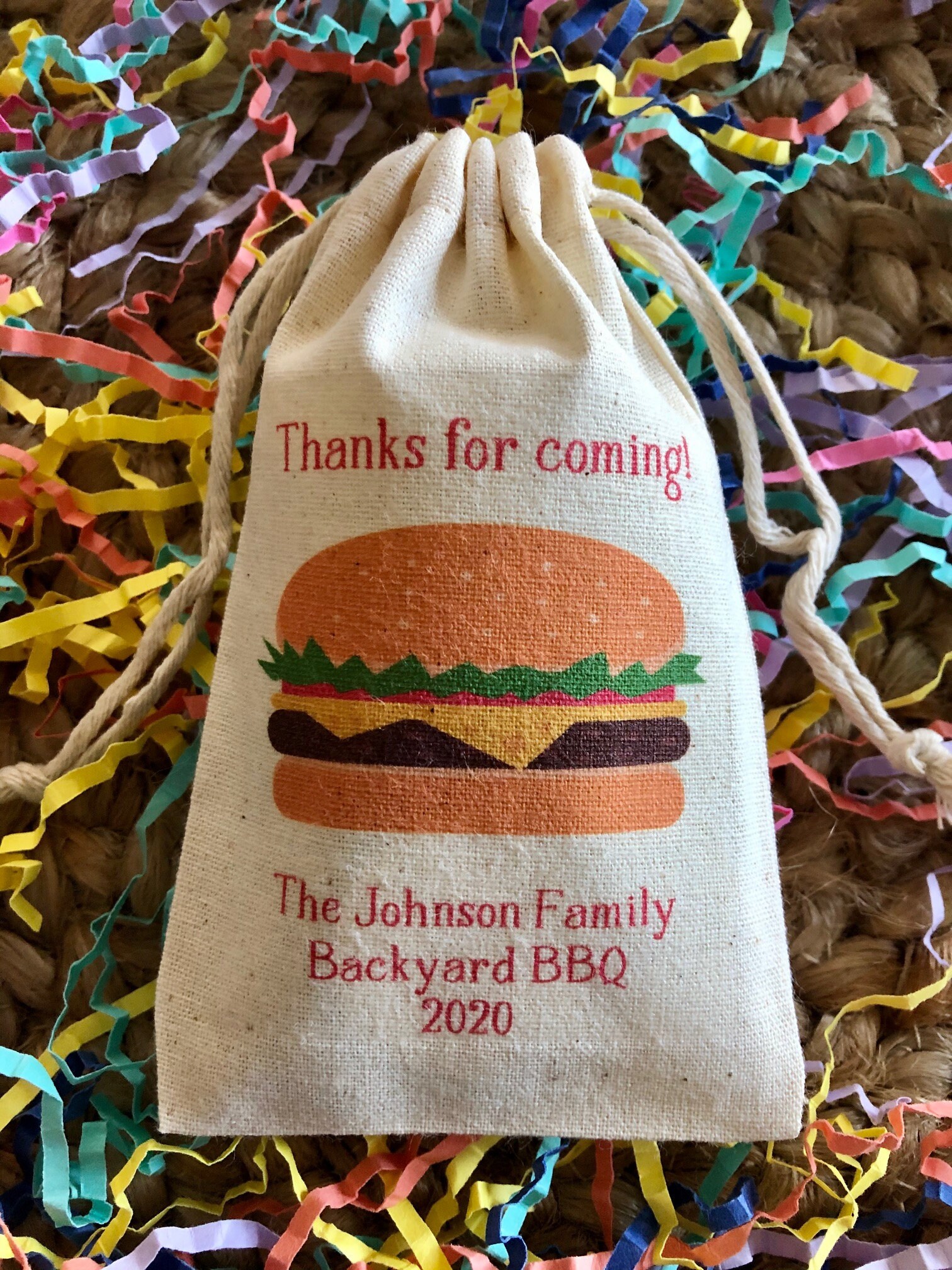 Set of 10 BBQ and Taco Party Favor Bags item 2043A Etsy
