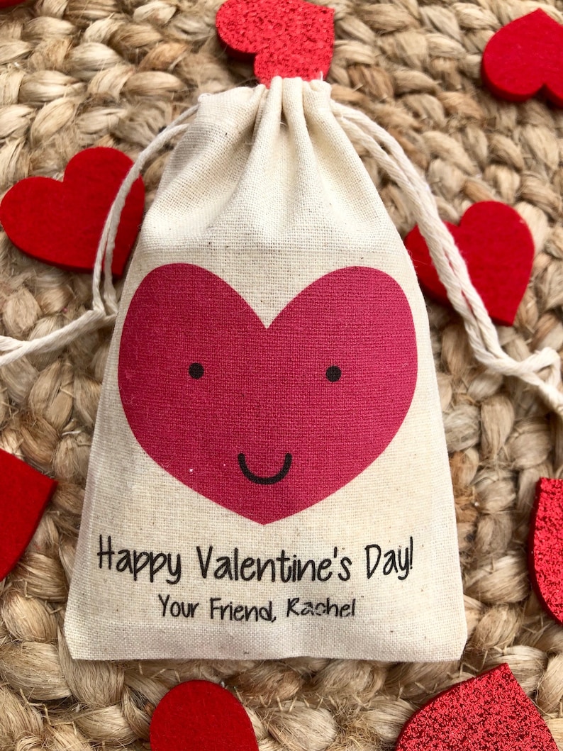 Set of 10 Kid's Valentine's Day Party Favor Bags / Etsy