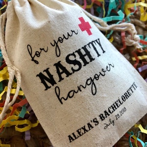 Set of 10 Nash Bash Survival Kit Bags Party Hangover Kit For Your Nashty HangoverItem 1871A image 4