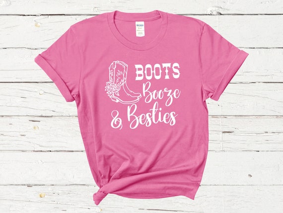 Camisas botas de viaje a juego de Nashville Girls camisetas de