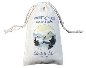 Mountain Air Essentials Favor Bag: Wedding, Bachelorette Party Gift