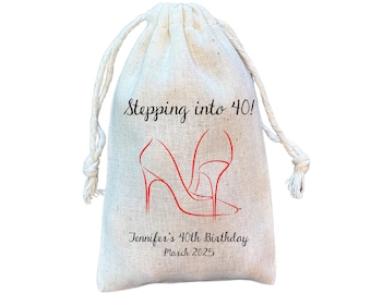 High Heel Diva Birthday Favor Bag: Milestone Party Gift