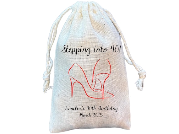 High Heel Diva Birthday Favor Bag: Milestone Party Gift