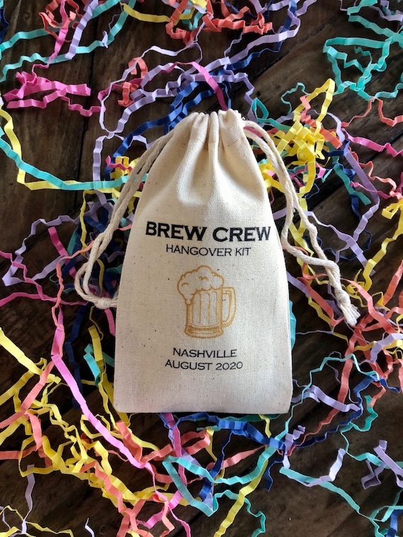 Bachelor Party Favors, Custom Hangover Kit Bag, Funny Bachelorette Party  Favor Bags, Hungover AF, Personalized Gift Bag, Wedding Favors 