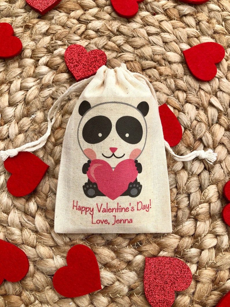 Set of 10 Kid's Valentine's Day Party Favor Bags / Etsy