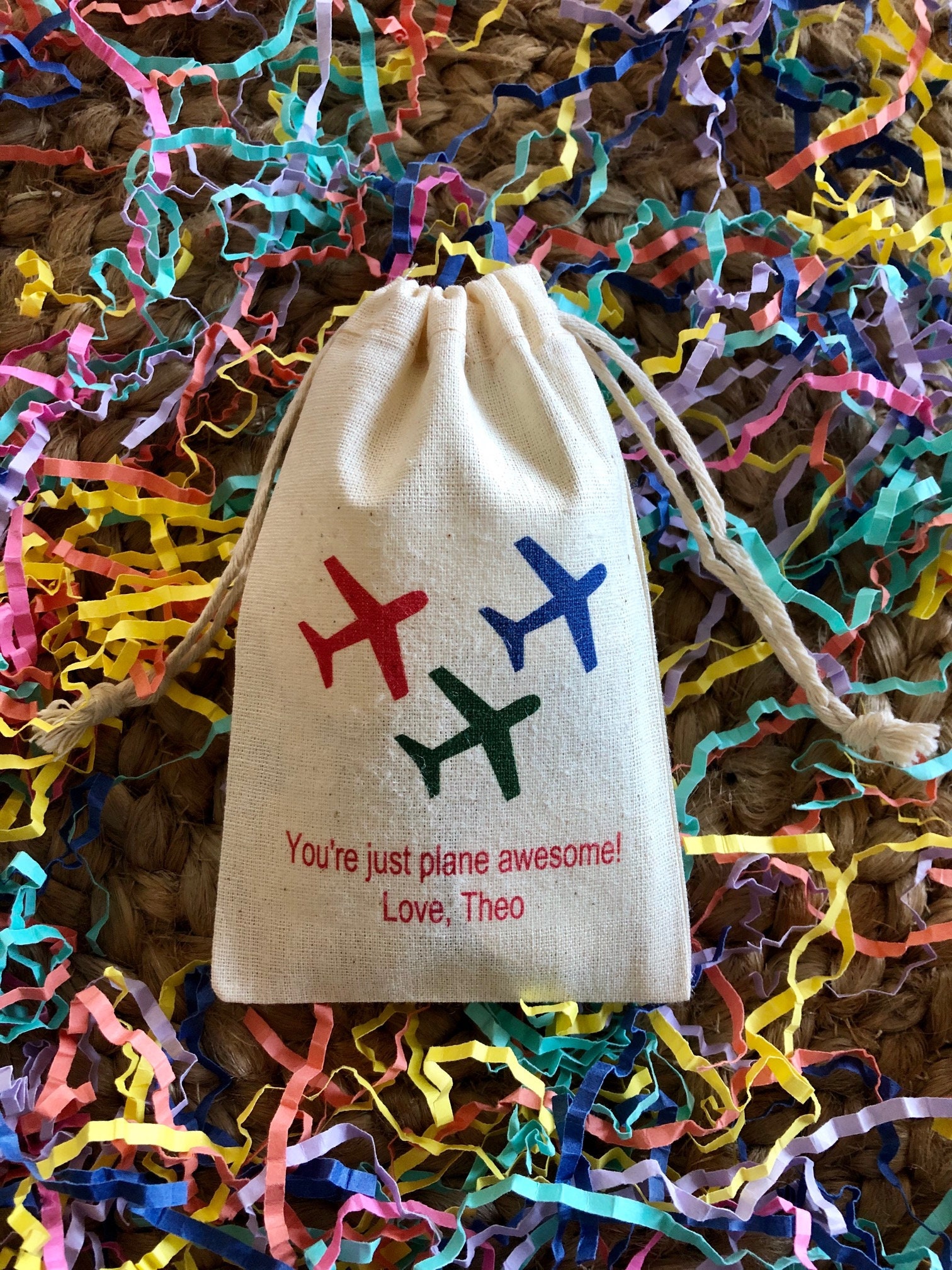 Set of 10 Airplane Birthday Party Favor Bags item 2013A Etsy