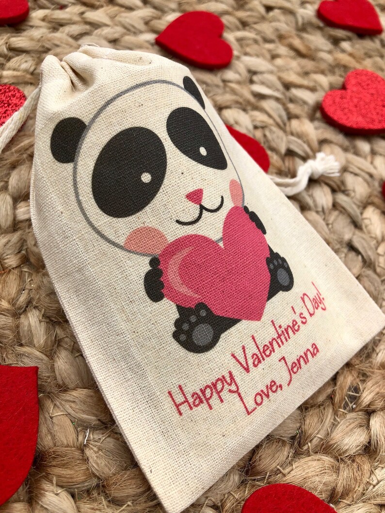 Set of 10 Kid's Valentine's Day Party Favor Bags / Etsy