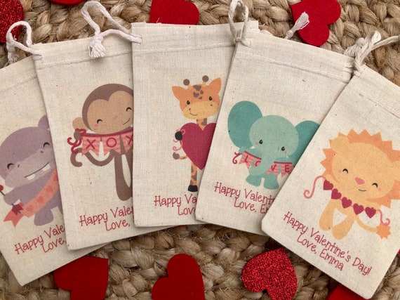 Item 1588A Set of 10 Personalized Mermaid Birthday Party Favor Bags Clam Shell Favors