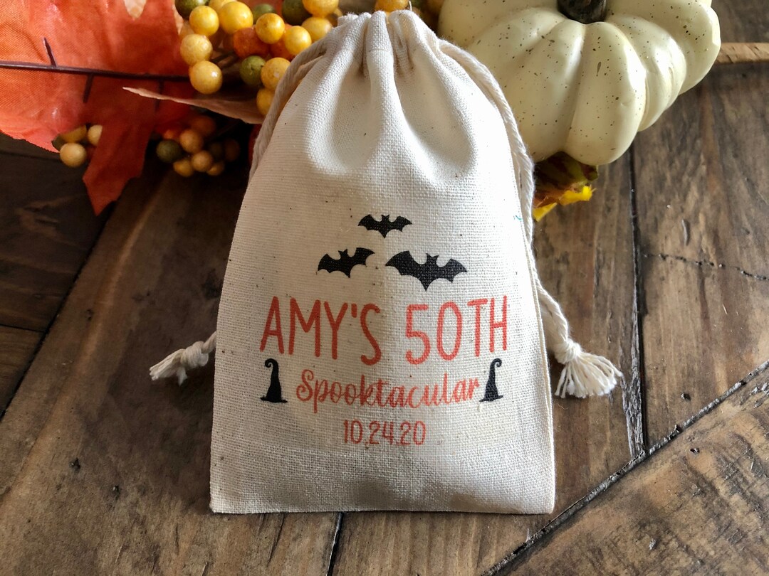 Set of 10 Halloween Birthday Party Favor Bags item 2193A Etsy