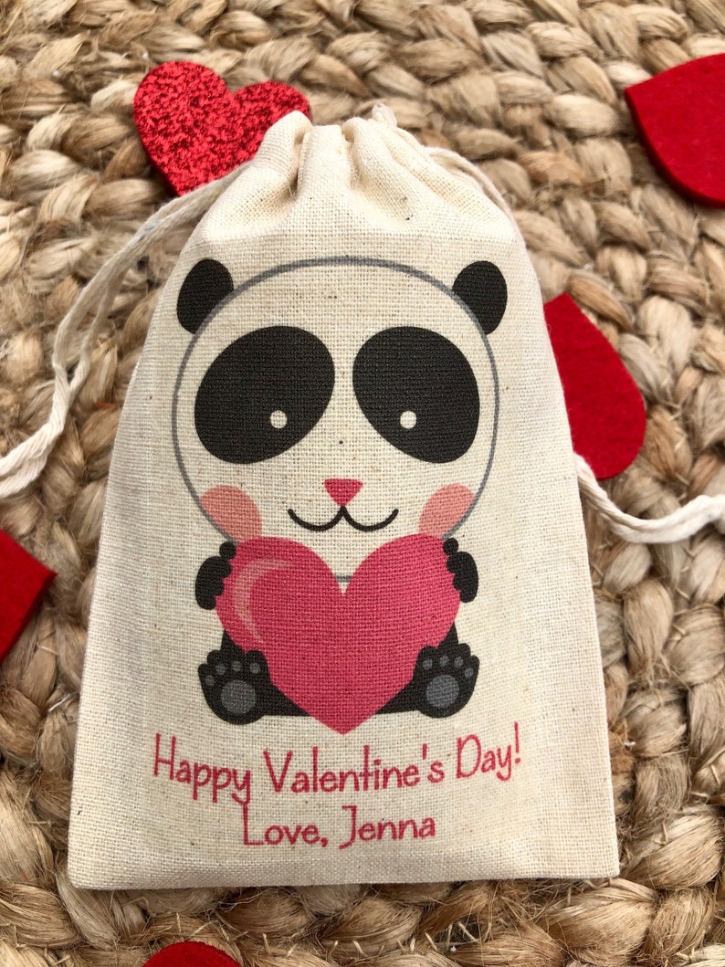 Set of 10 Kid's Valentine's Day Party Favor Bags / Etsy