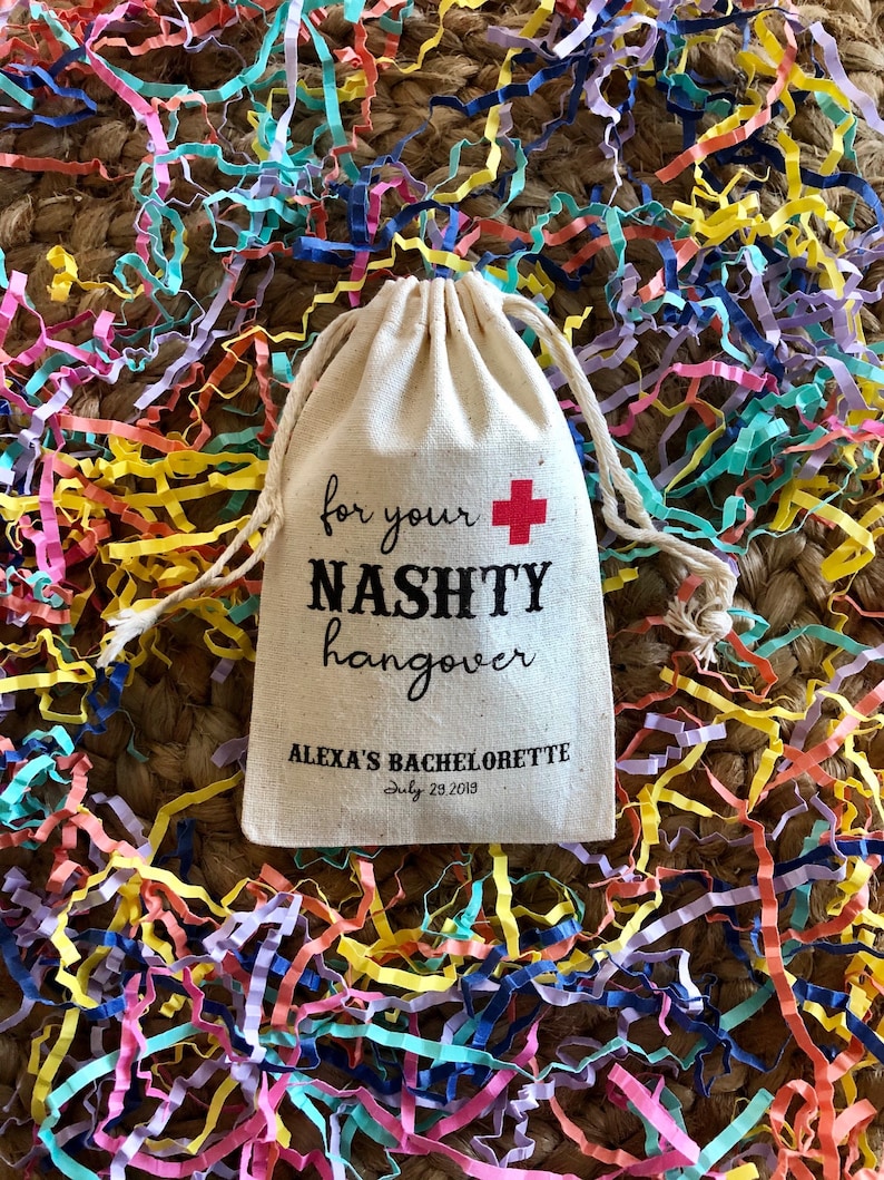 Set of 10 Nash Bash Survival Kit Bags Party Hangover Kit For Your Nashty HangoverItem 1871A image 3