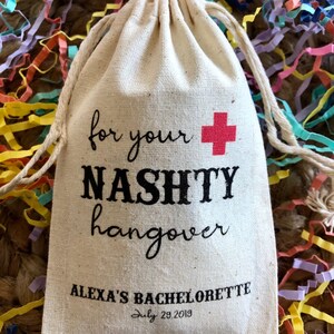 Set of 10 Nash Bash Survival Kit Bags Party Hangover Kit For Your Nashty HangoverItem 1871A image 2