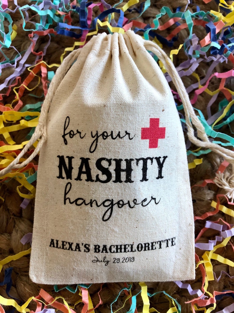 Set of 10 Nash Bash Survival Kit Bags Party Hangover Kit For Your Nashty HangoverItem 1871A image 2