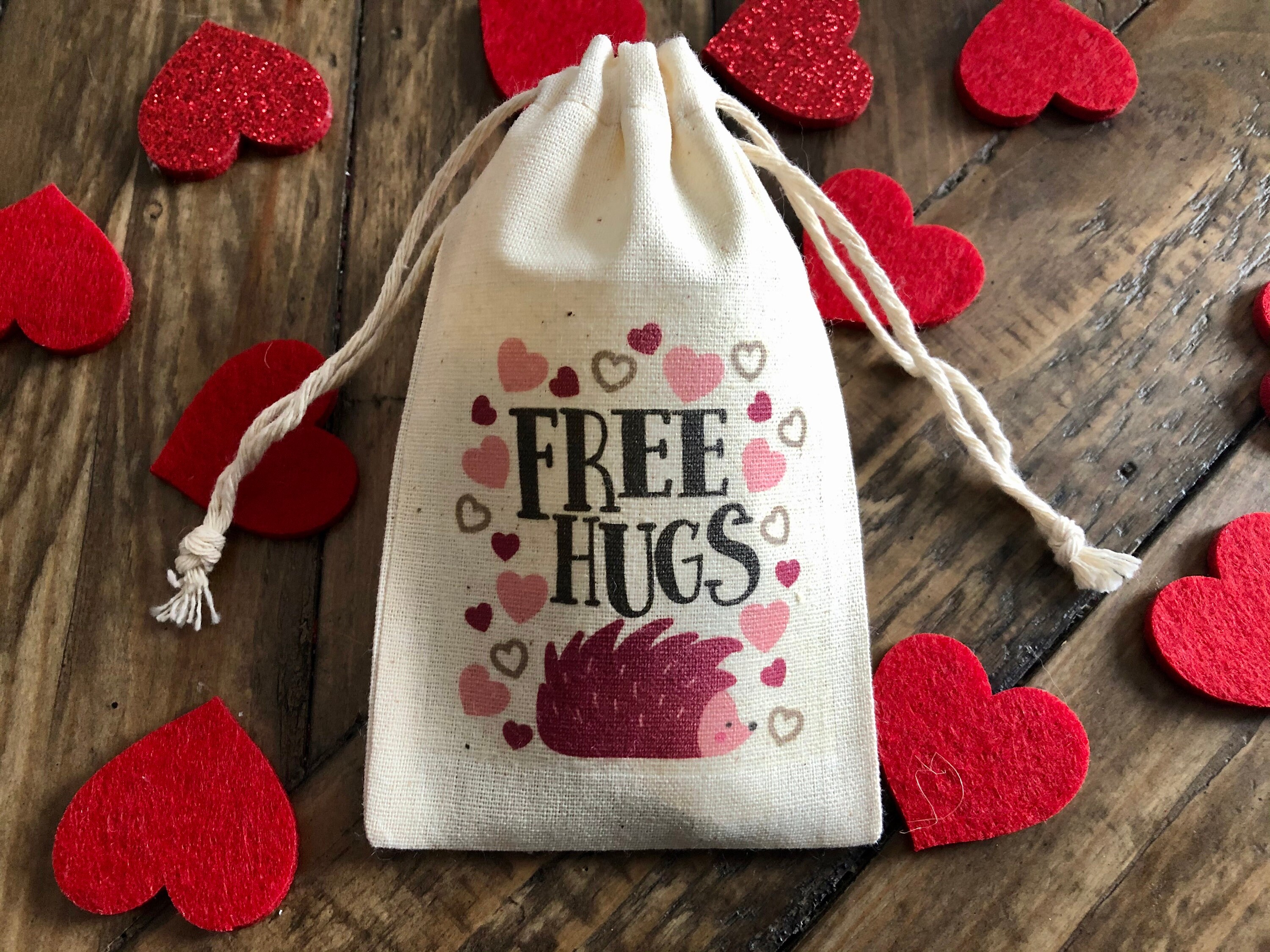 Set of 10 Personalized Valentine's Day Party Favor Bags Etsy.de