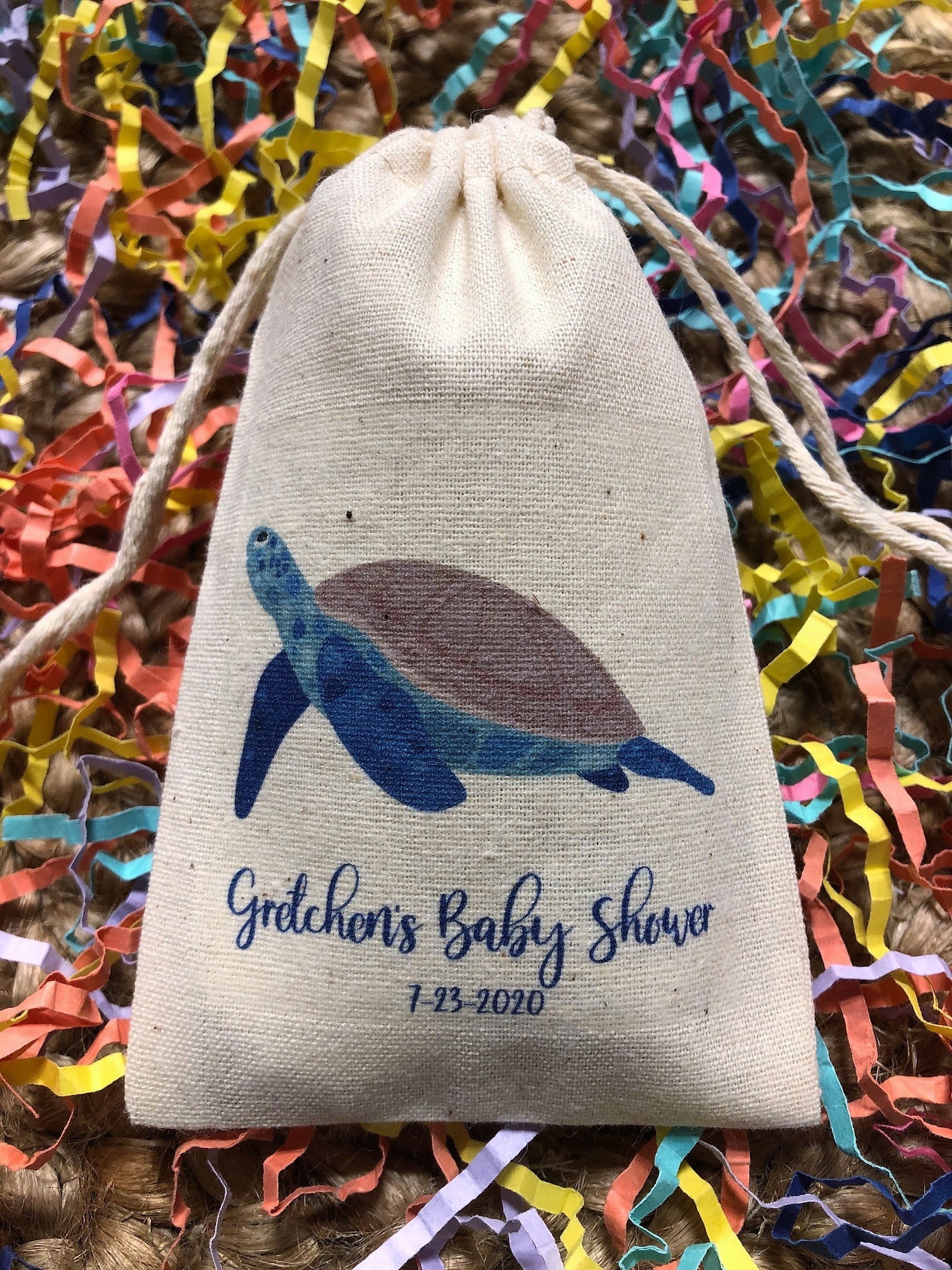 Set of 10 Sea Turtle Party Favor Bags item 2131A Etsy