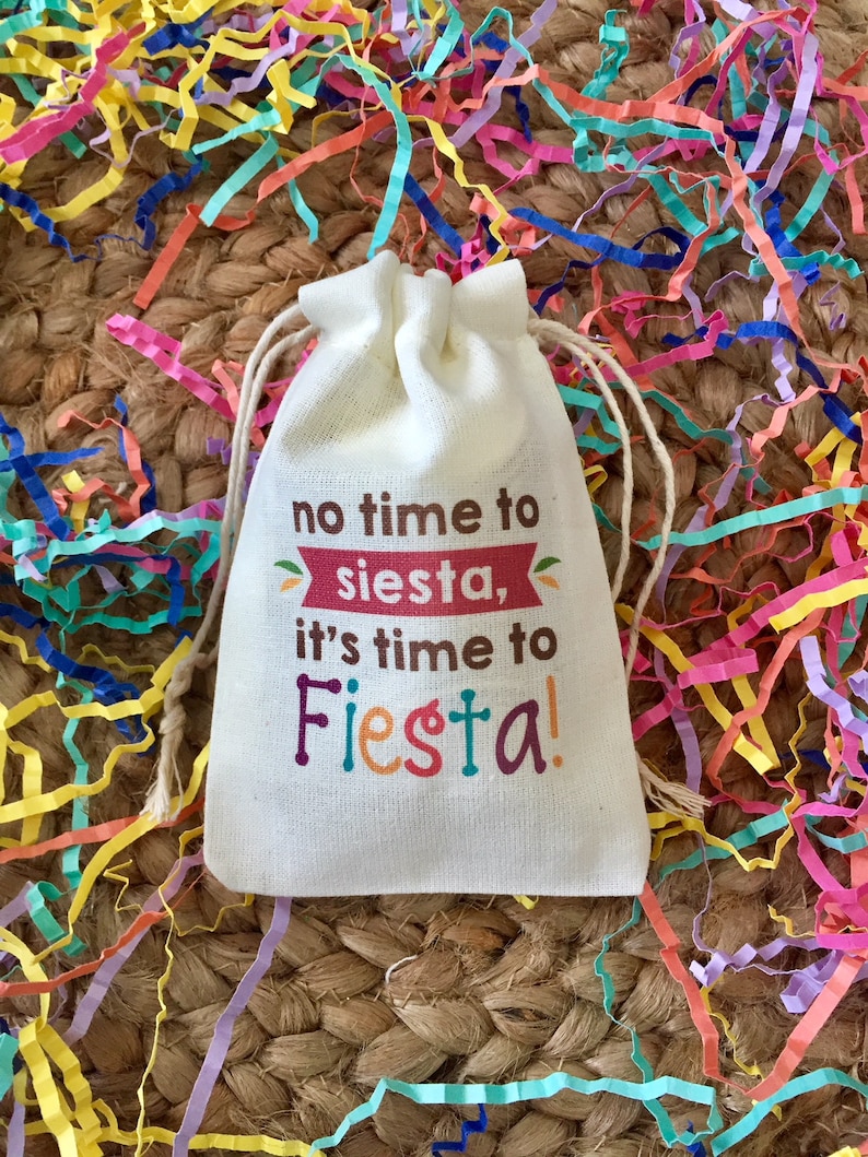Set of 10 Cinco De Mayo or Mexican Fiesta Party Favor Bags Etsy