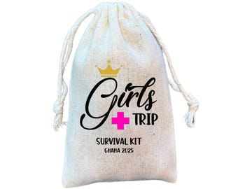 Girls Trip Hangover Kit Bag: Bachelorette Party Favor