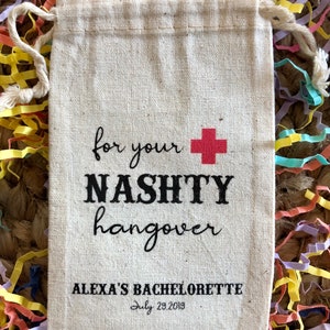 Set of 10 Nash Bash Survival Kit Bags Party Hangover Kit For Your Nashty HangoverItem 1871A image 6