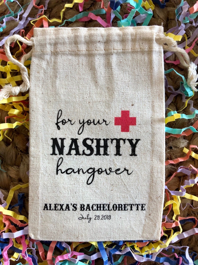 Set of 10 Nash Bash Survival Kit Bags Party Hangover Kit For Your Nashty HangoverItem 1871A image 6