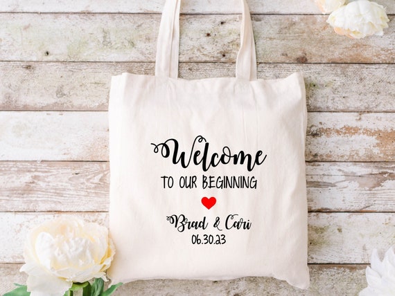 Wedding sale personalized bags