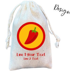 Cinco de Mayo Party Favor Bags: Mexican Fiesta Cotton Gift Bags design 5
