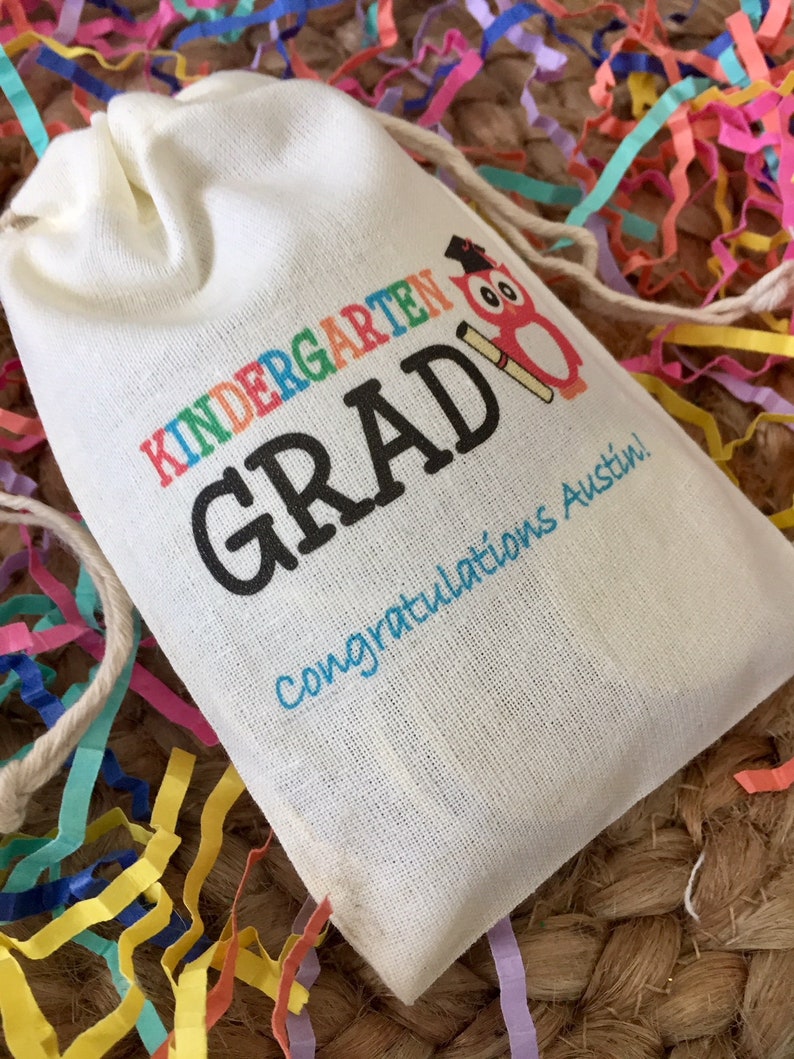 Set of 10 Kindergarten Graduation Party Favor Bags Etsy