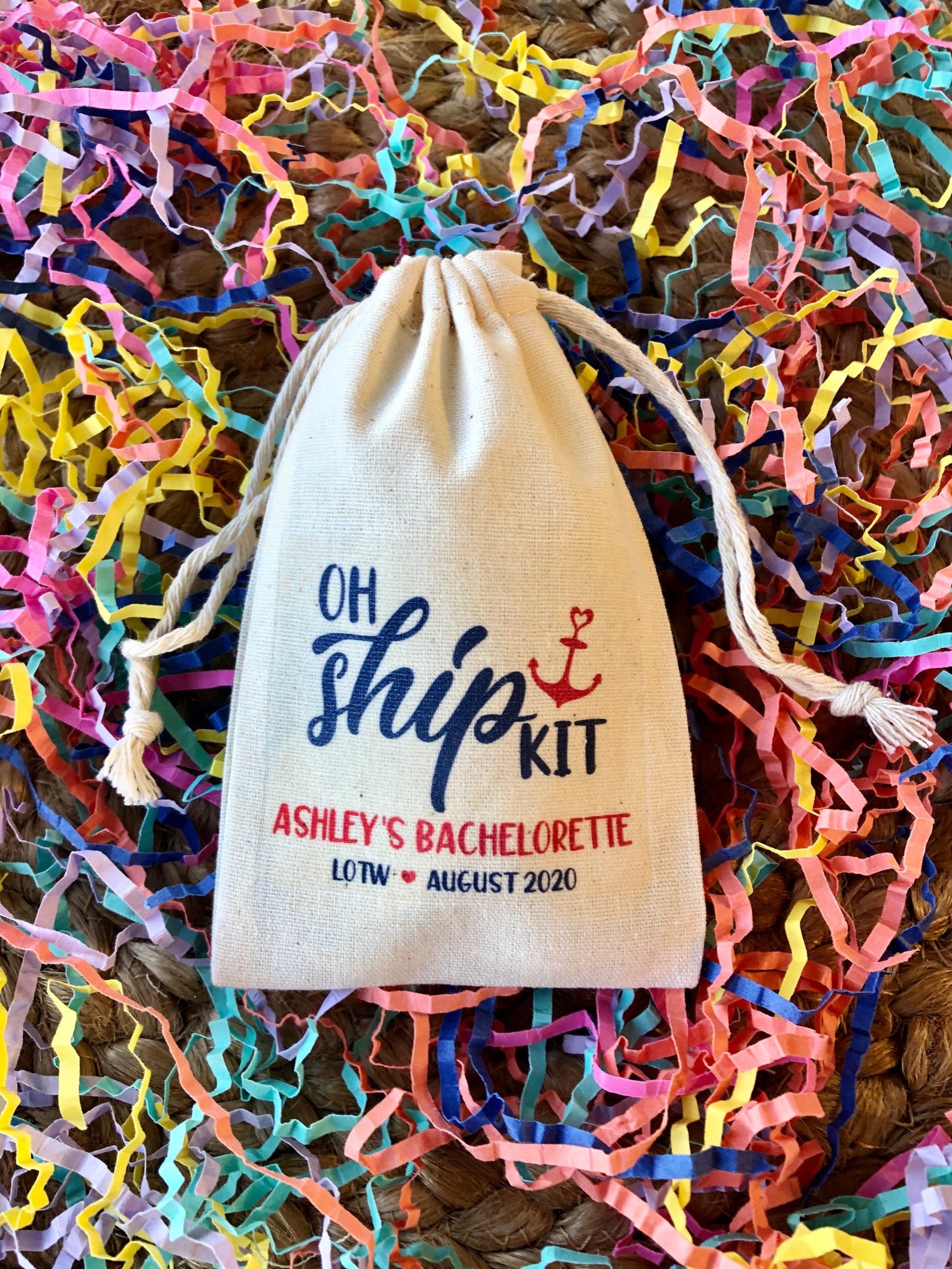 Set of 10 Oh Ship Kit Cruise Survival Kit Bags Bachelorette - Etsy